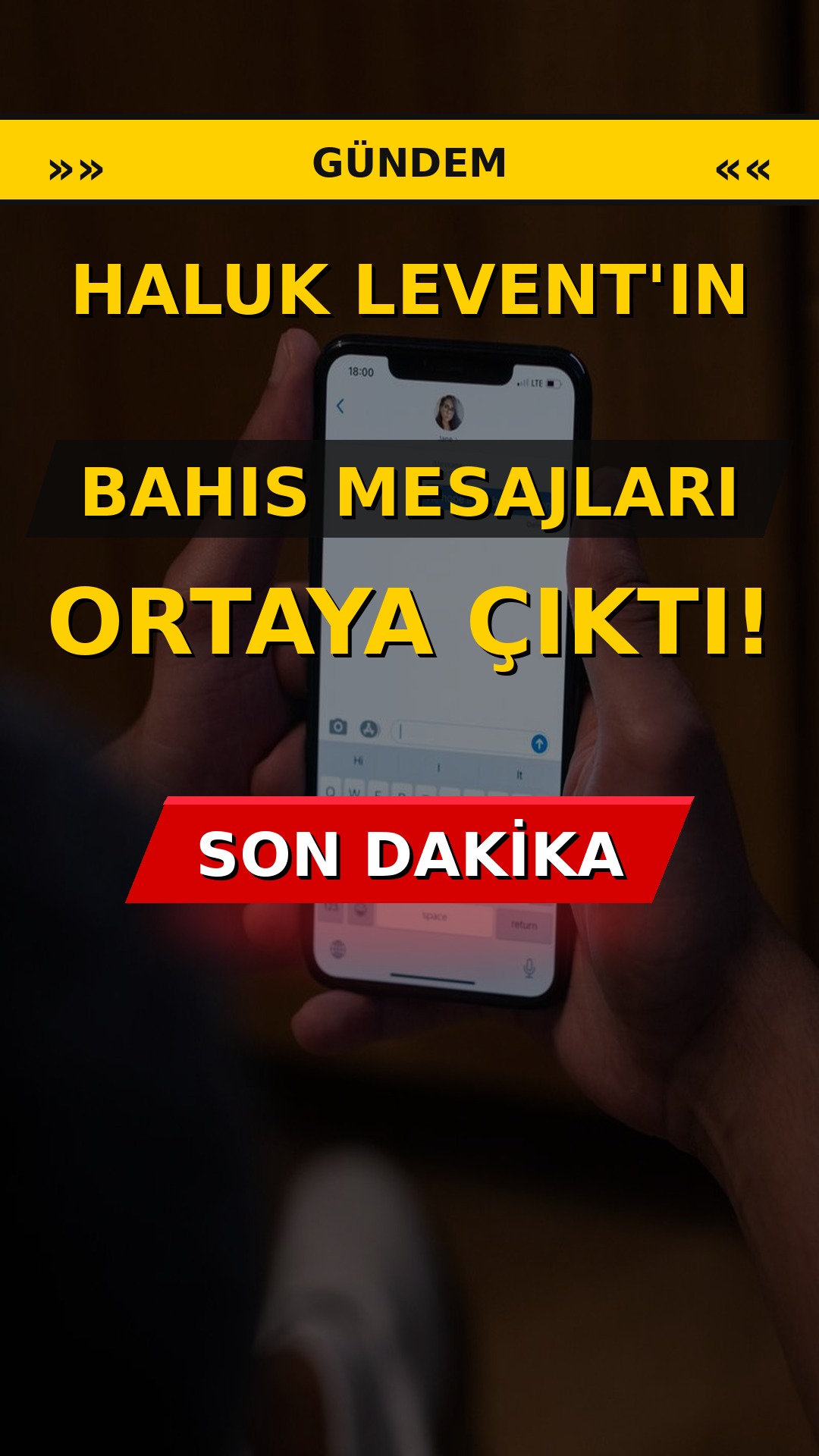 Haluk Levent'in bahis mesajları ortaya çıktı!