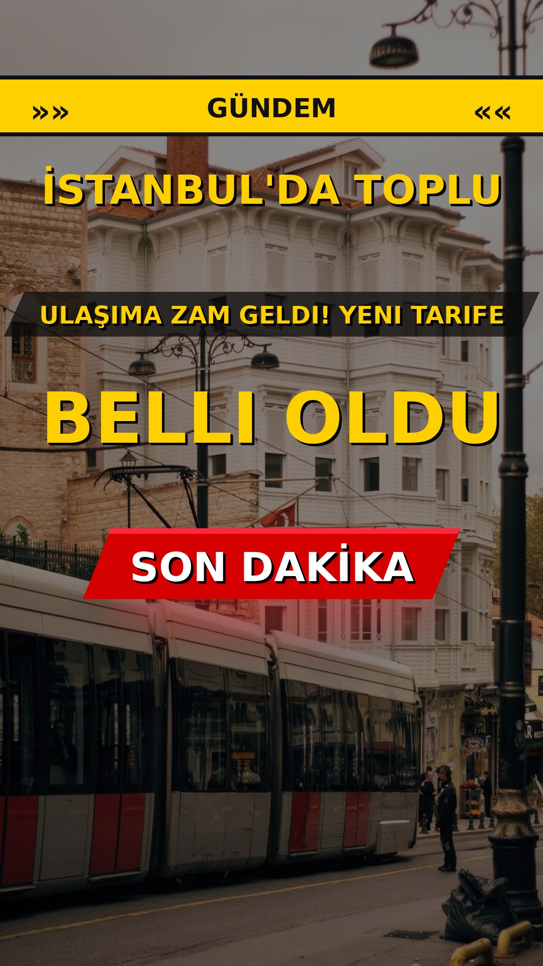 İstanbul'da toplu ulaşıma zam geldi! Yeni tarife belli oldu