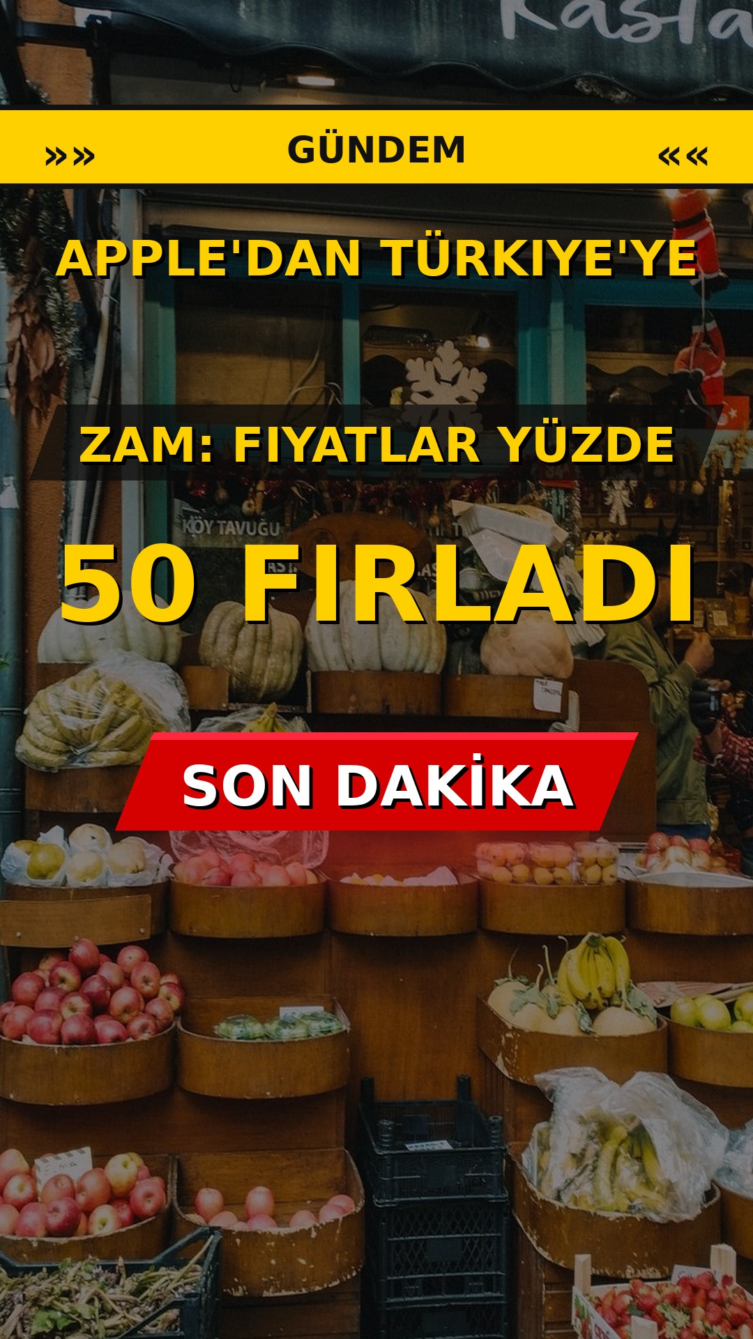 Apple'dan Türkiye'ye Zam: Fiyatlar Yüzde 50 Fırladı