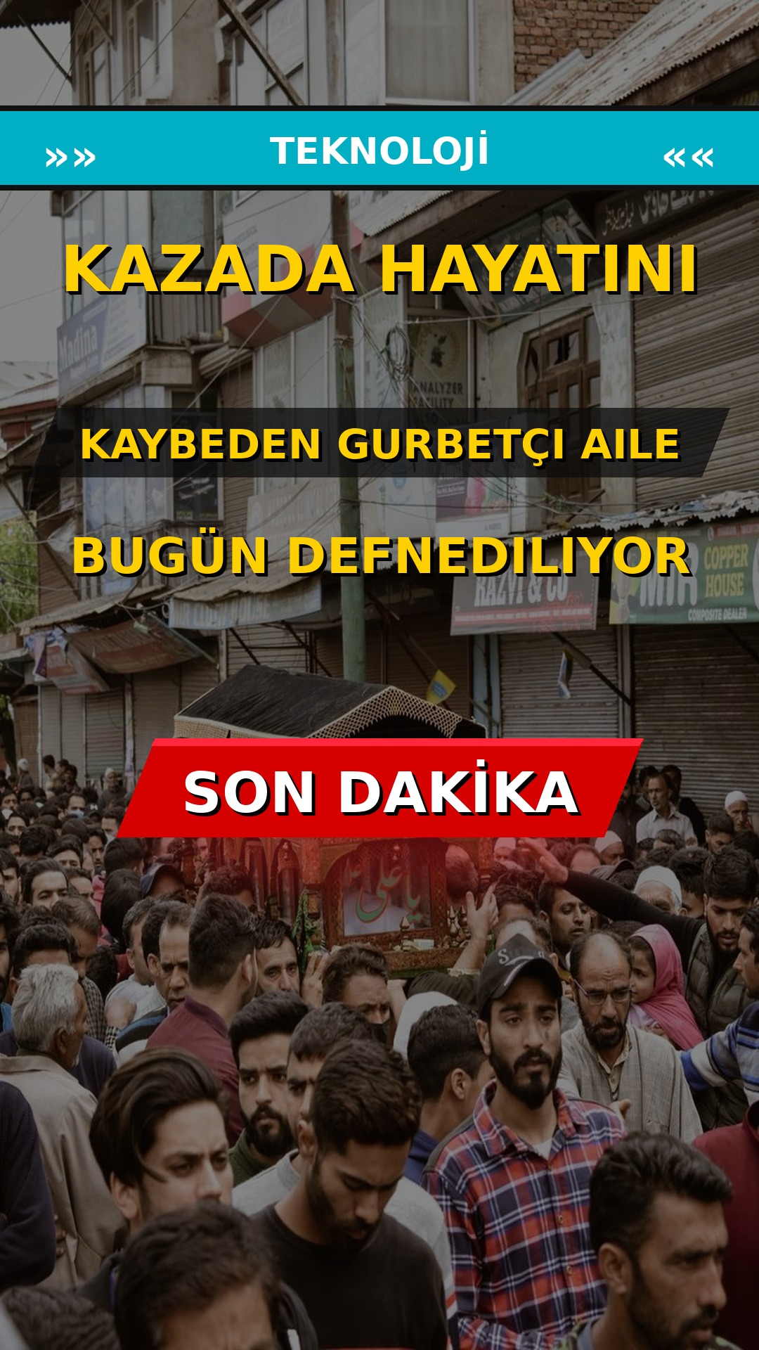 Kazada Hayatını Kaybeden Gurbetçi Aile Bugün Defnediliyor