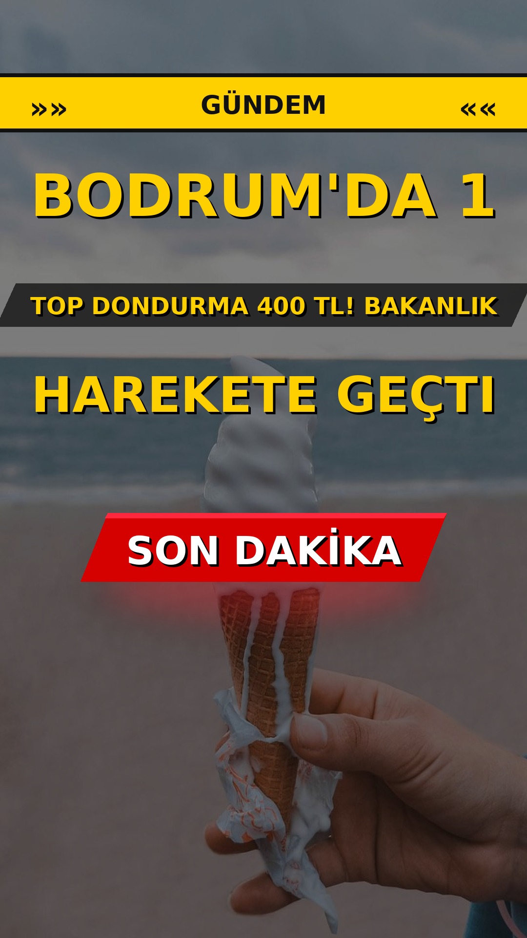 Bodrum'da 1 top dondurma 400 TL! Bakanlık harekete geçti