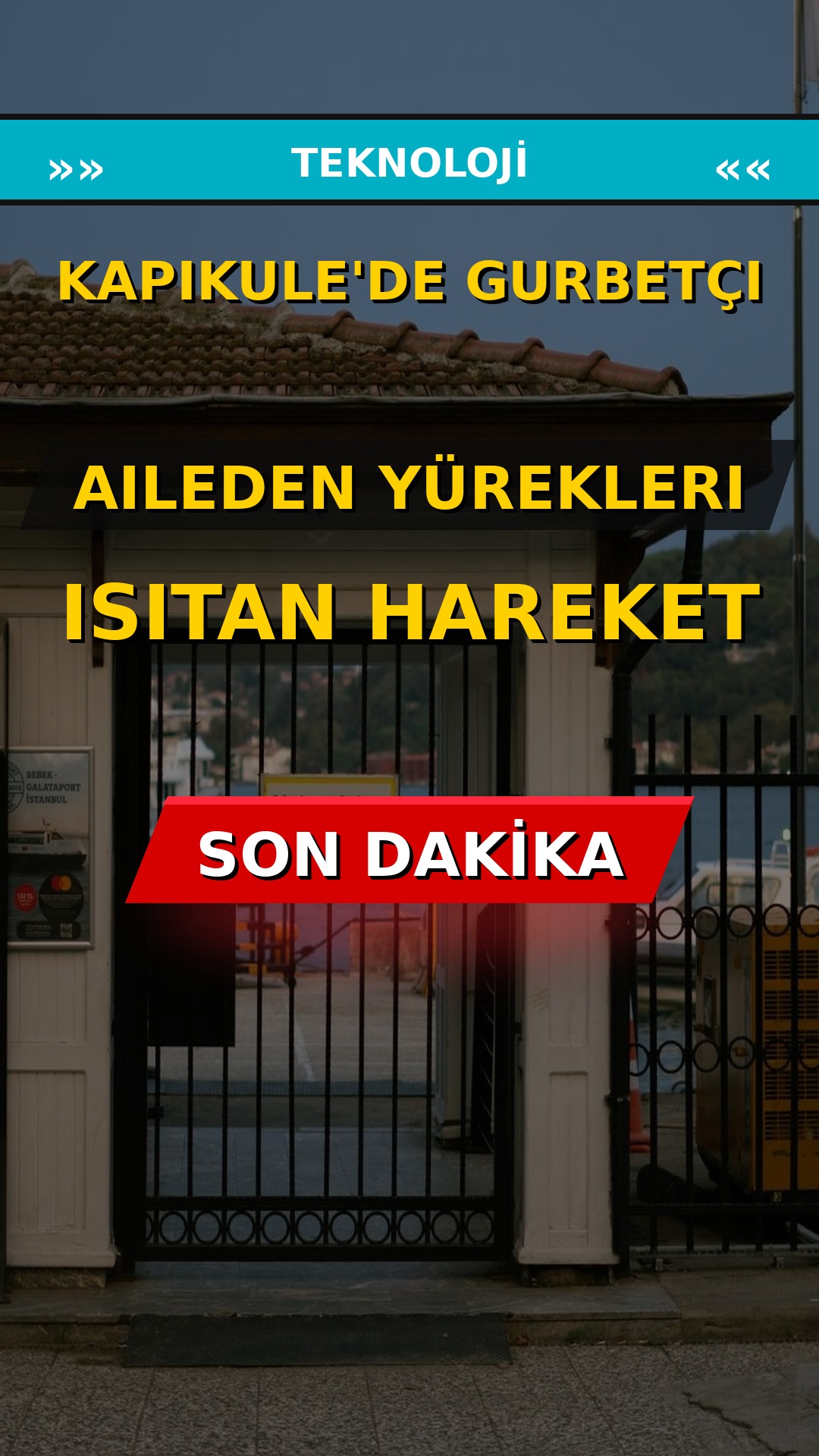 Kapıkule'de Gurbetçi Aileden Yürekleri Isıtan Hareket