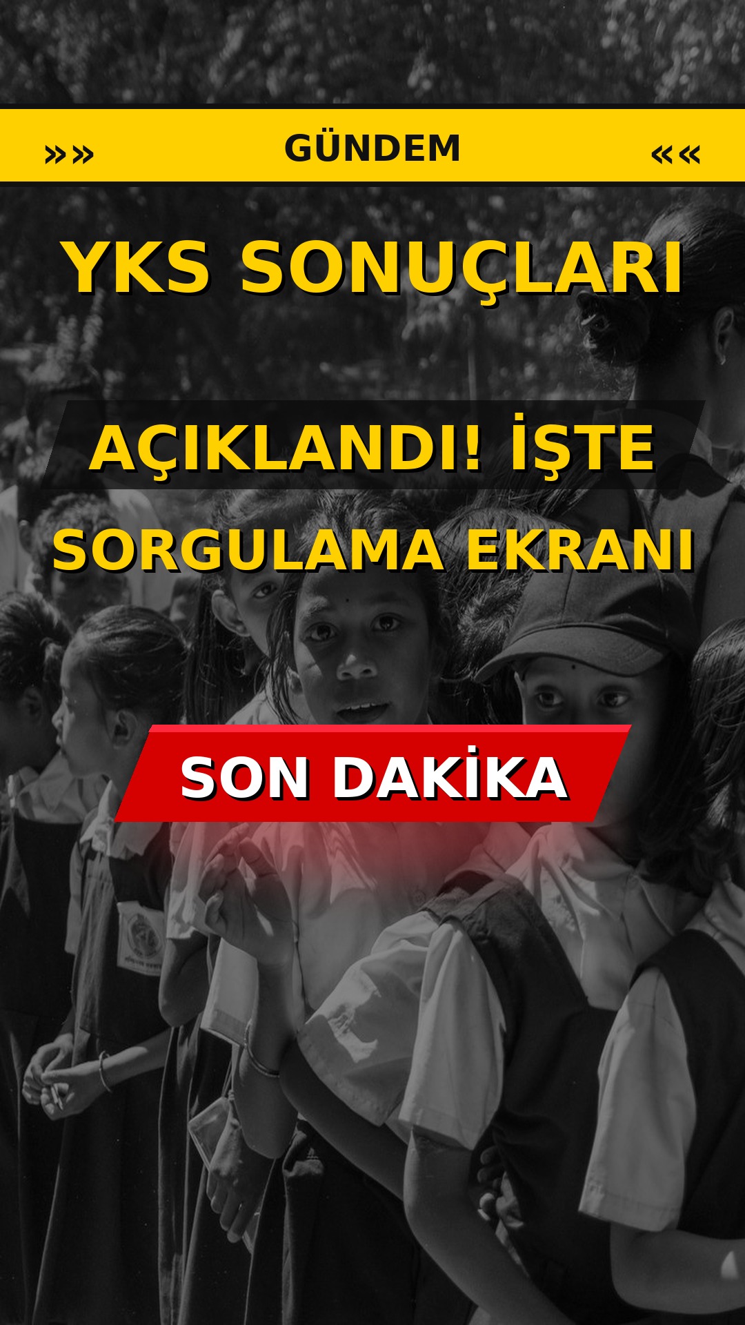 YKS Sonuçları Açıklandı! İşte Sorgulama Ekranı